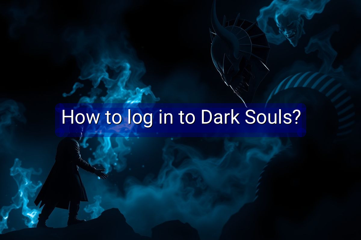 How to log in to Dark Souls?