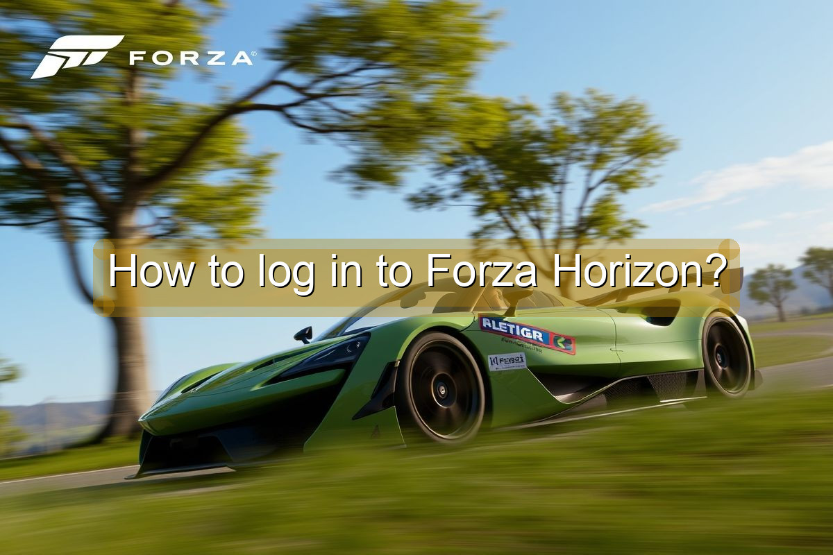 How to log in to Forza Horizon?