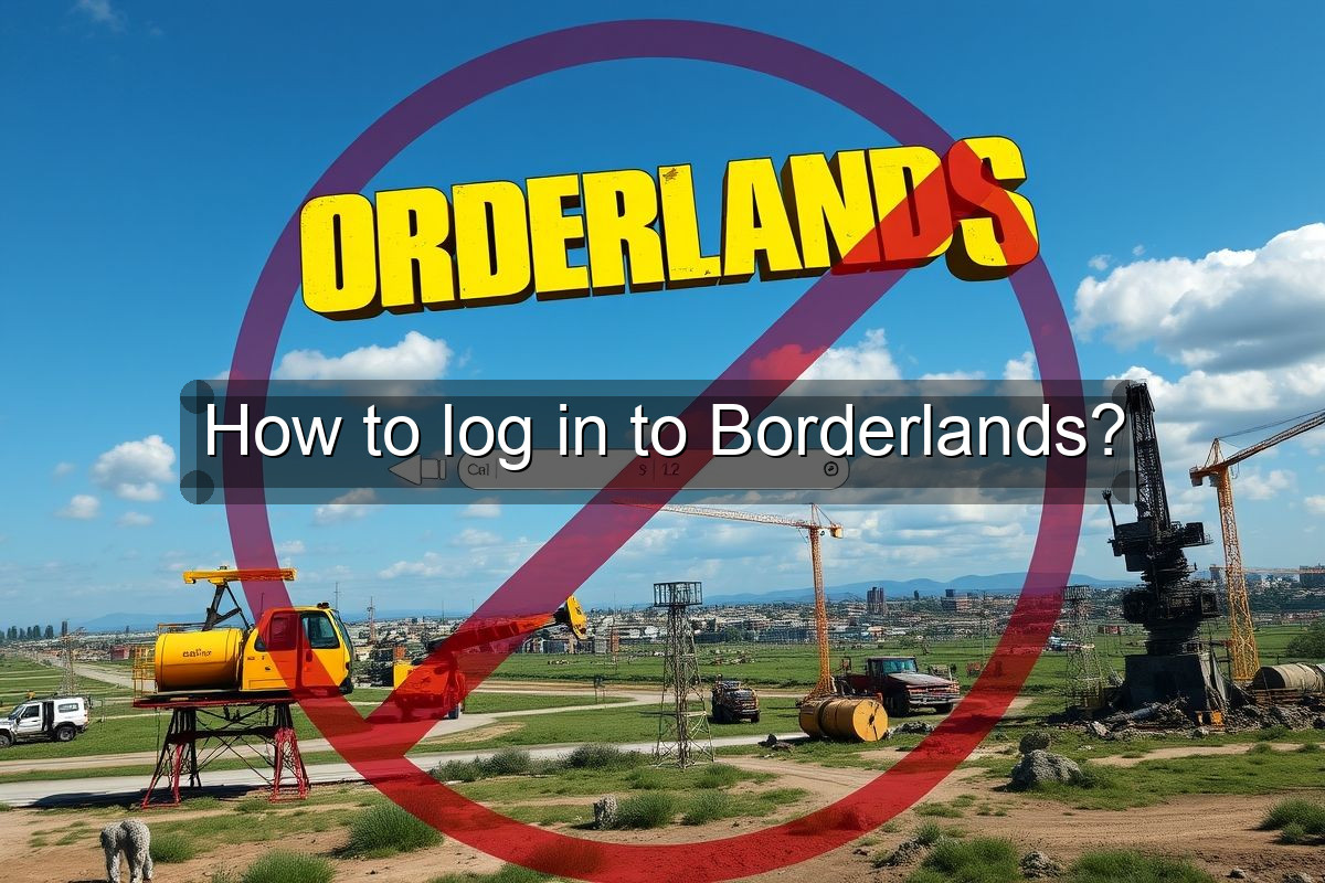How to log in to Borderlands?