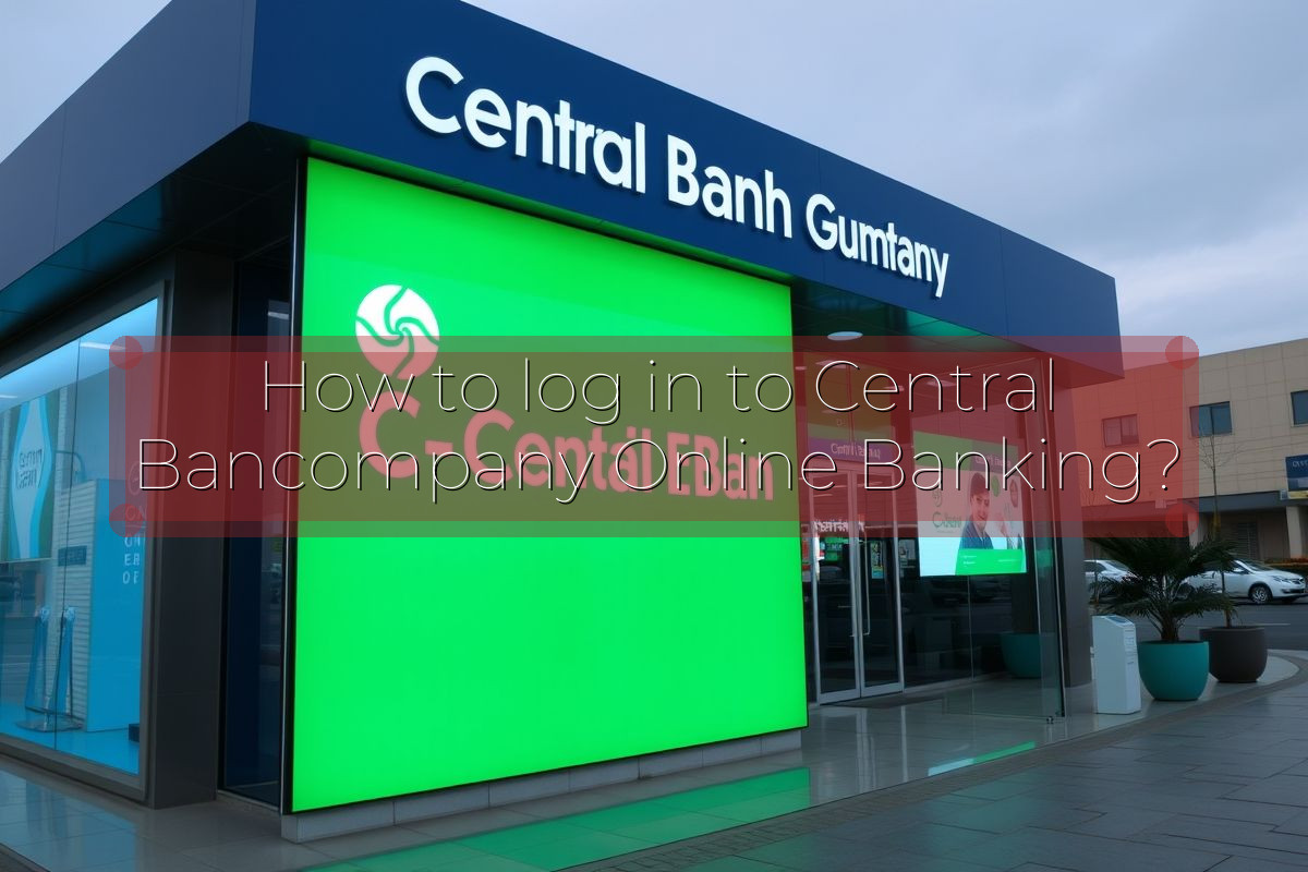How to log in to Central Bancompany Online Banking?