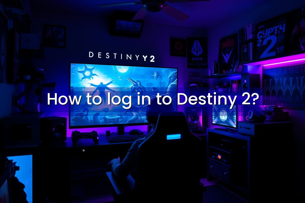 How to log in to Destiny 2?