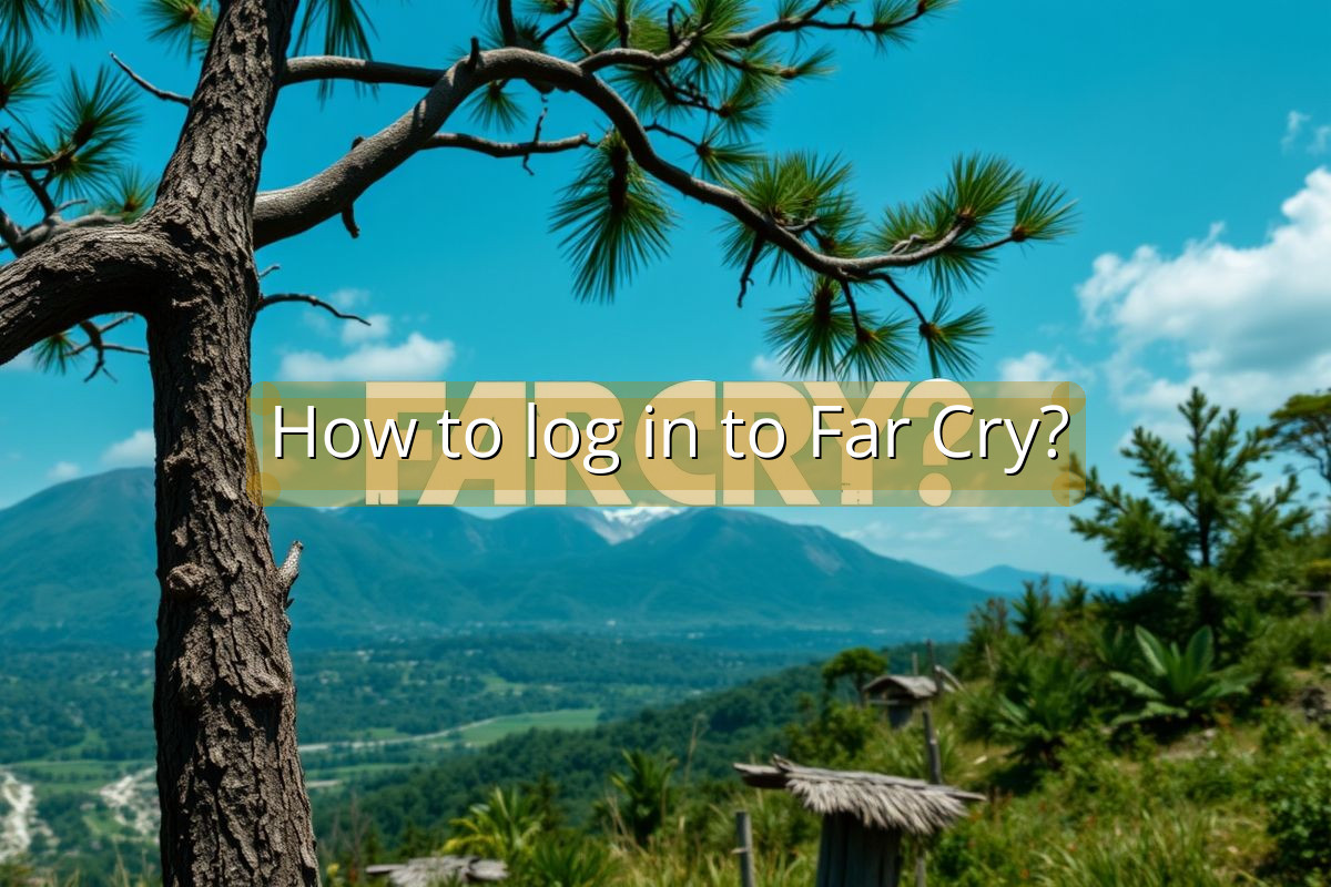 How to log in to Far Cry?