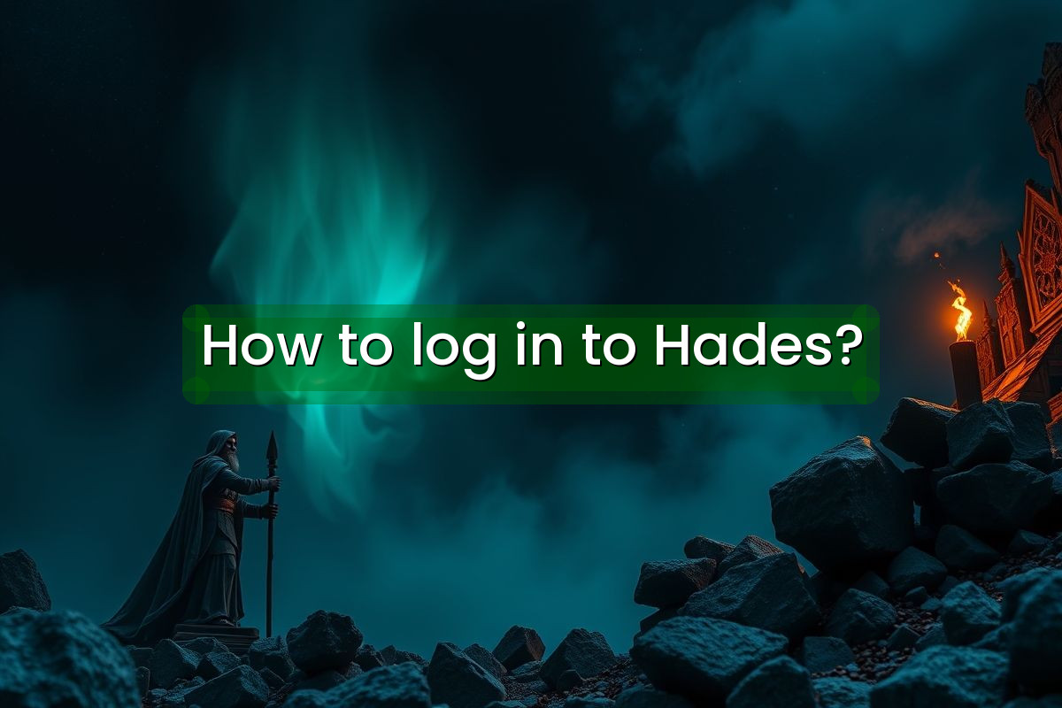 How to log in to Hades?