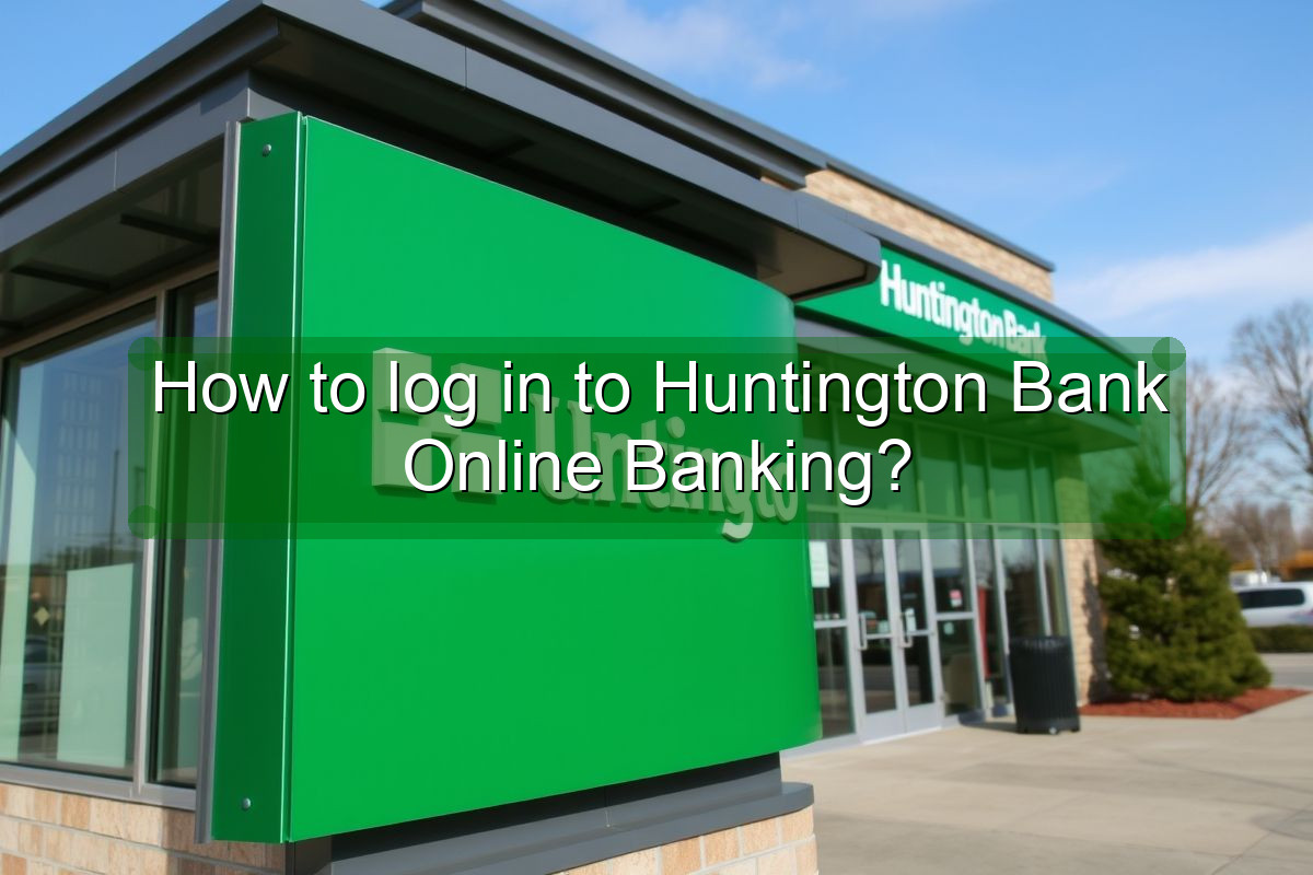 How to log in to Huntington Bank Online Banking?