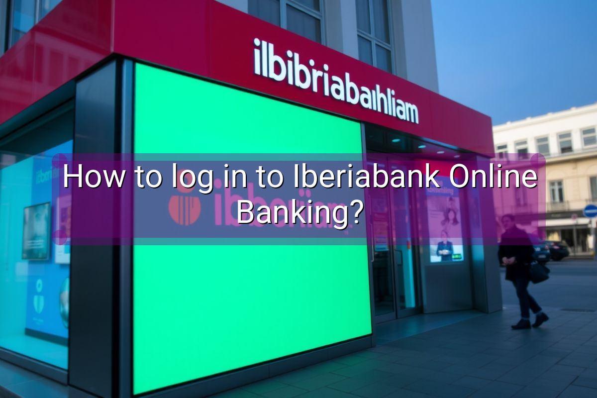 How to log in to Iberiabank Online Banking?
