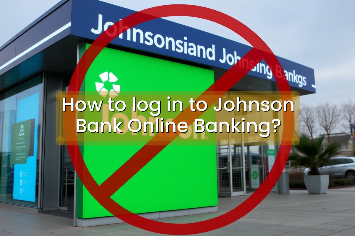 How to log in to Johnson Bank Online Banking?