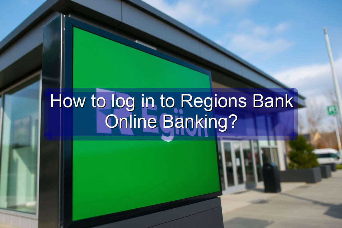 How to log in to Regions Bank Online Banking?