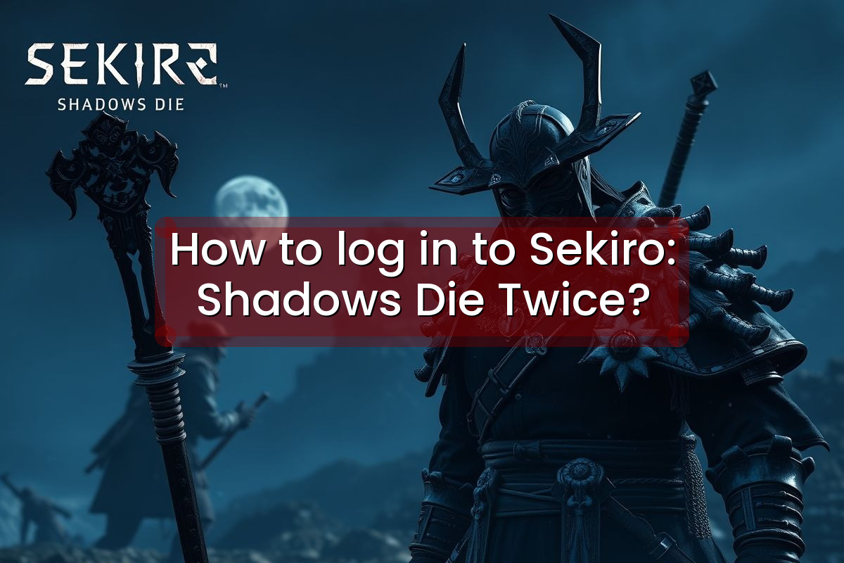 How to log in to Sekiro: Shadows Die Twice?