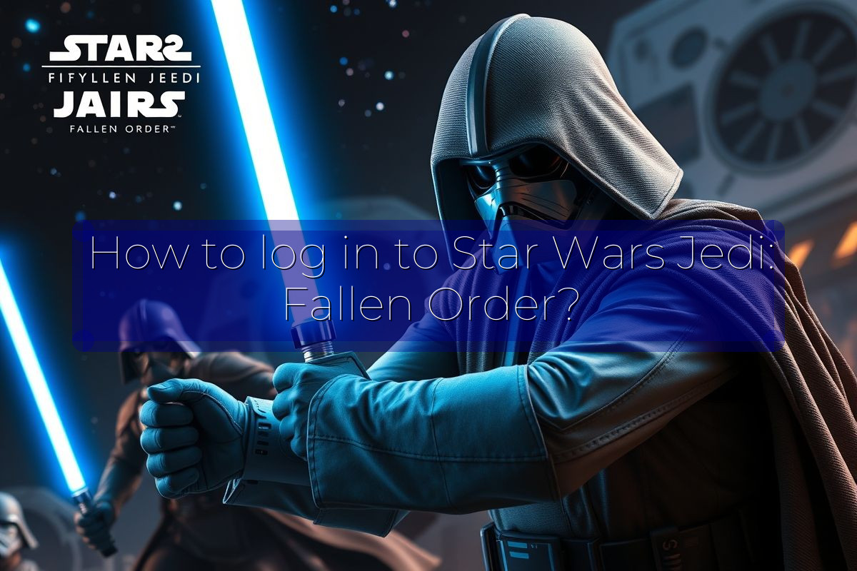How to log in to Star Wars Jedi: Fallen Order?