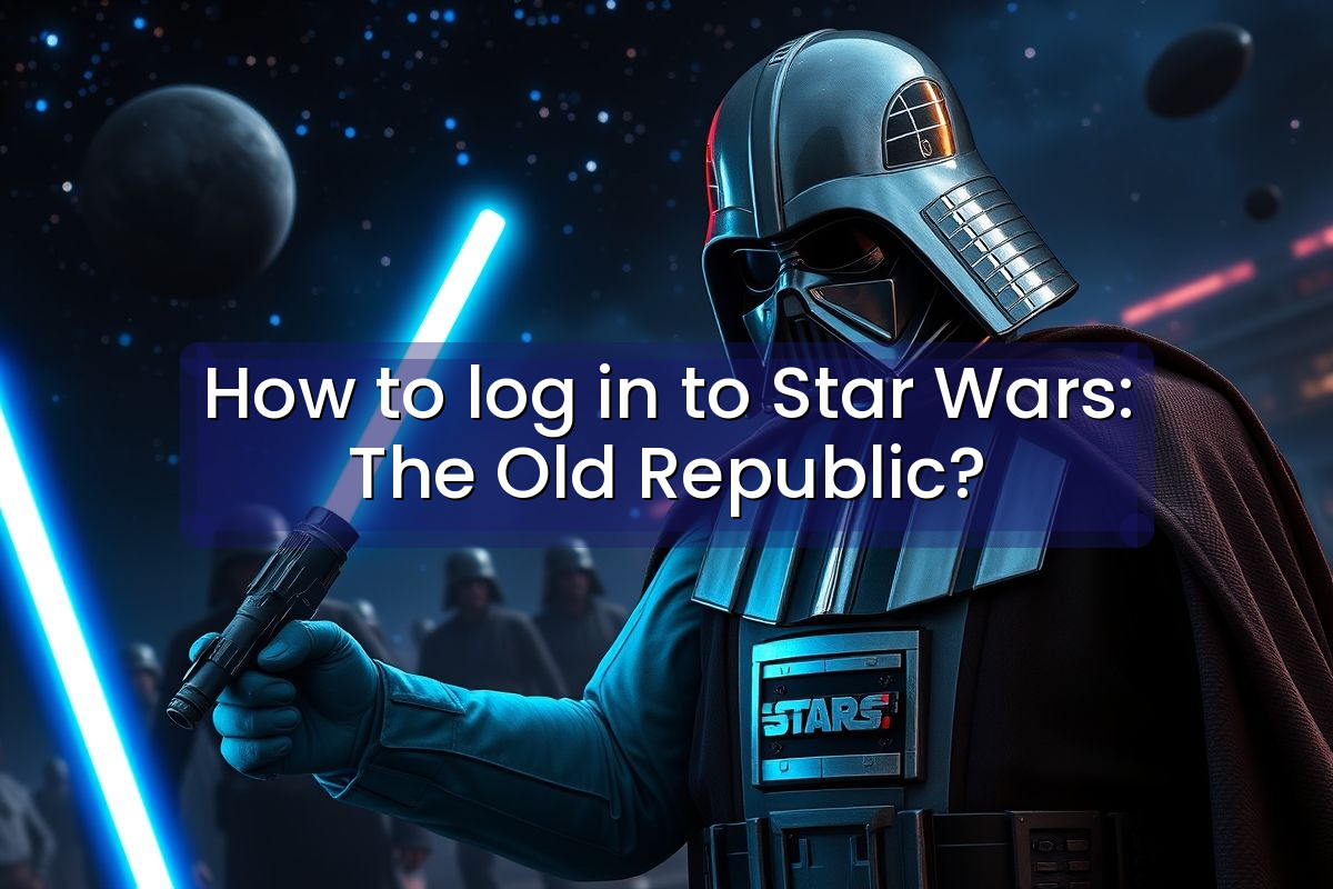 How to log in to Star Wars: The Old Republic?
