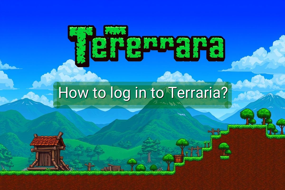 How to log in to Terraria?