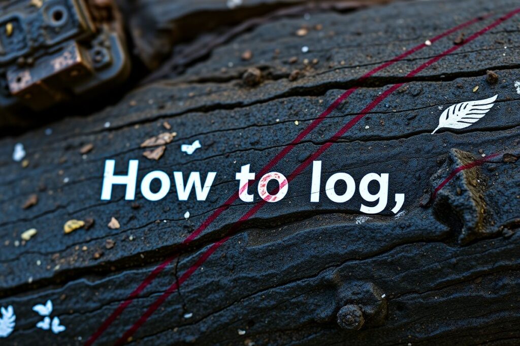 How to log How to log