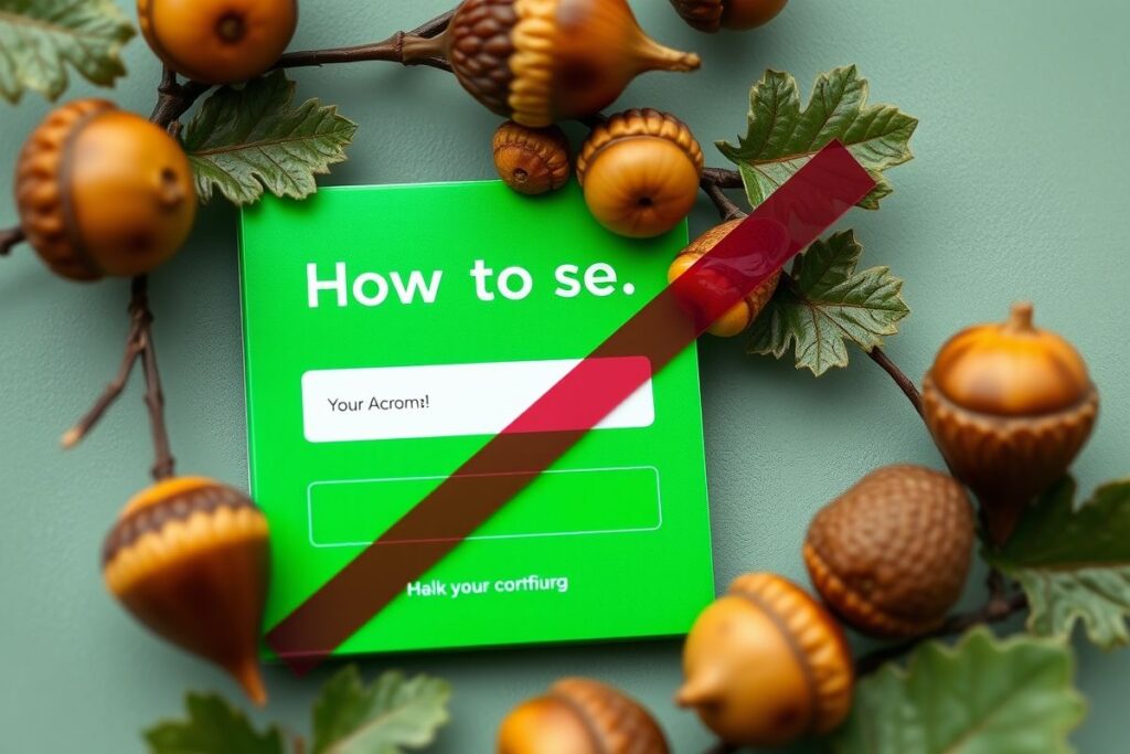 How to log in to Acorns?
