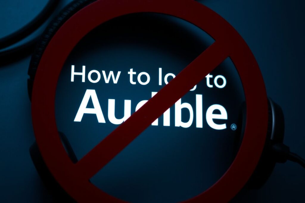 How to log in to Audible?