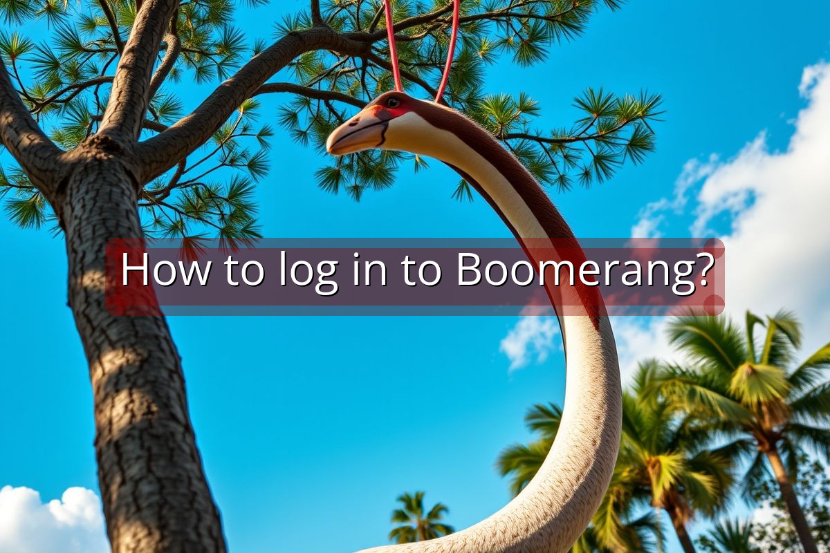 How to log in to Boomerang?