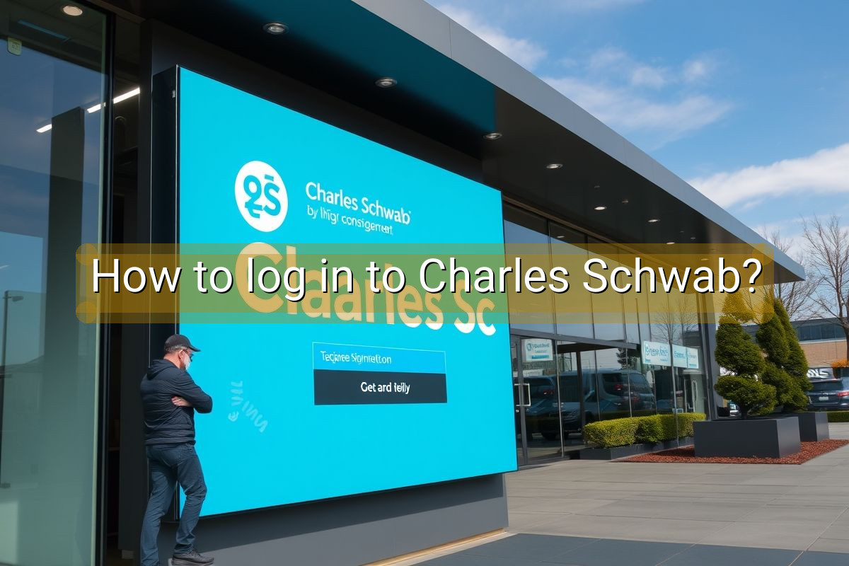 How to log in to Charles Schwab?