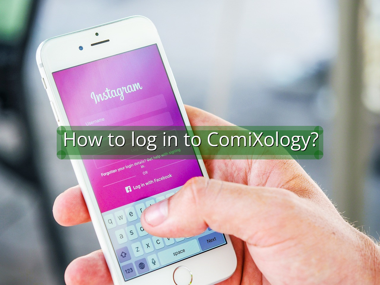How to log in to ComiXology?