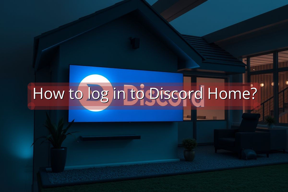 How to log in to Discord Home?