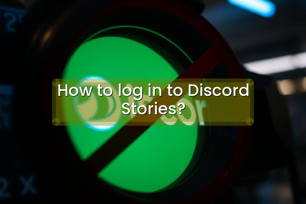 How to log in to Discord Stories?
