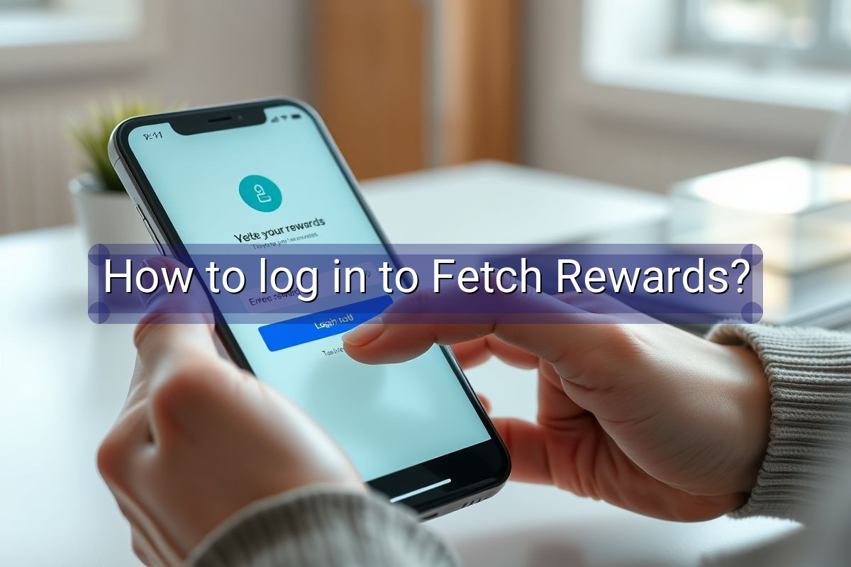 How to log in to Fetch Rewards?