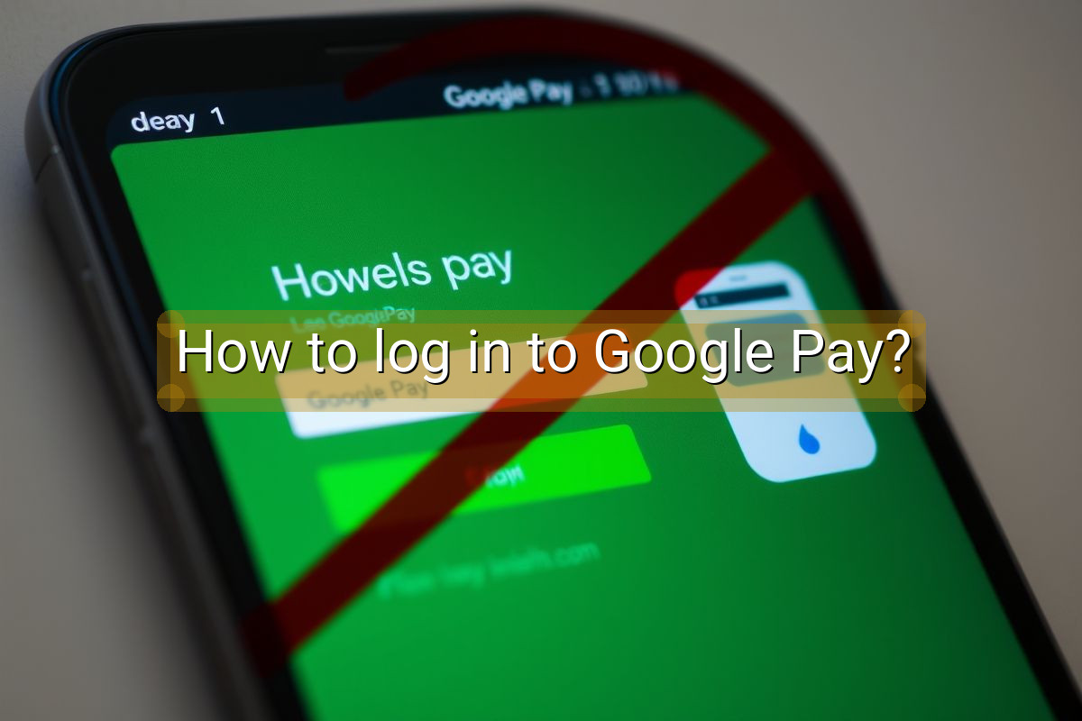 How to log in to Google Pay?