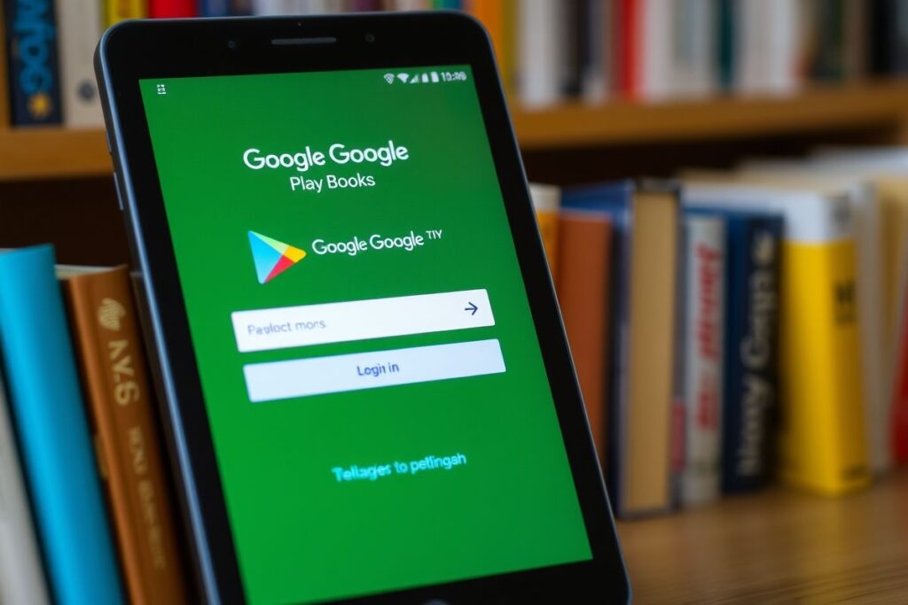 How to log in to Google Play Books?