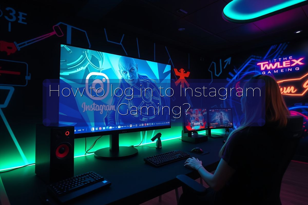 How to log in to Instagram Gaming?
