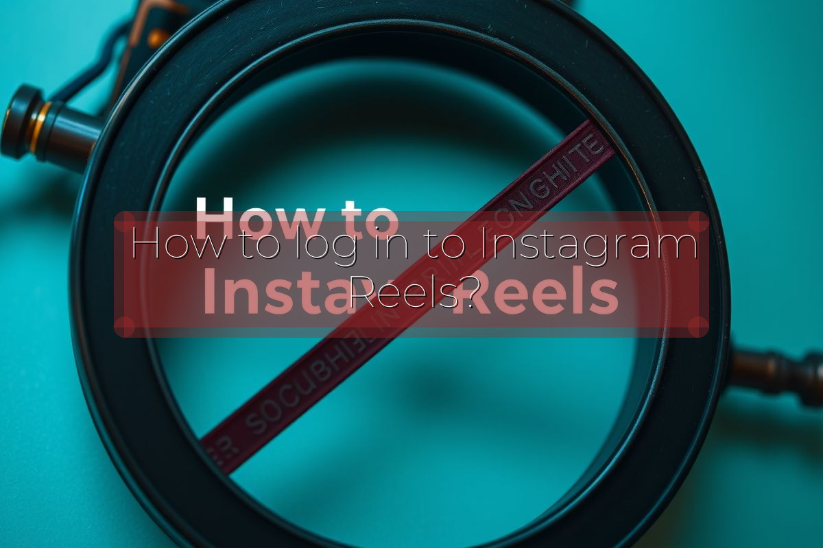How to log in to Instagram Reels?