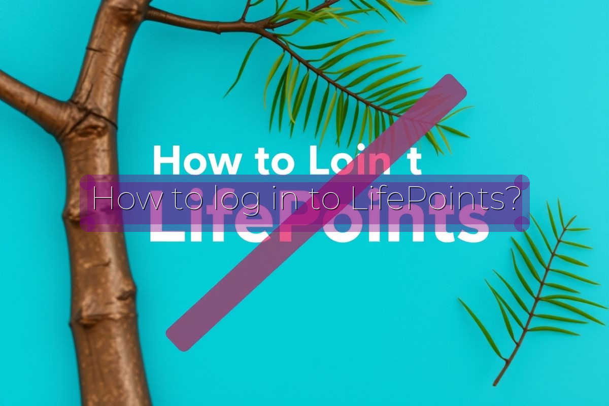 How to log in to LifePoints?