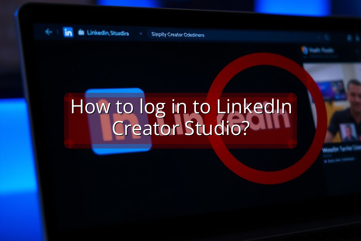 How to log in to LinkedIn Creator Studio?