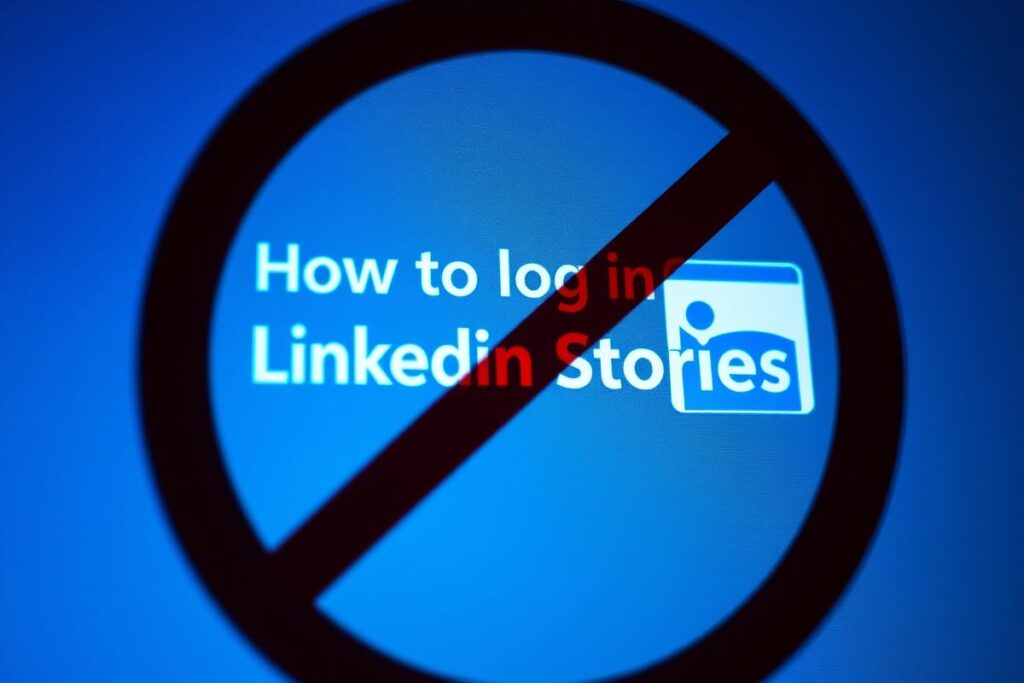 How to log in to LinkedIn Stories?