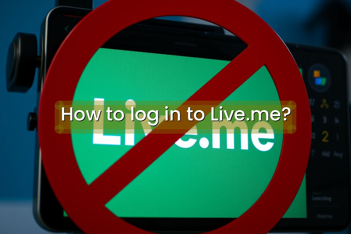 How to log in to Live.me?