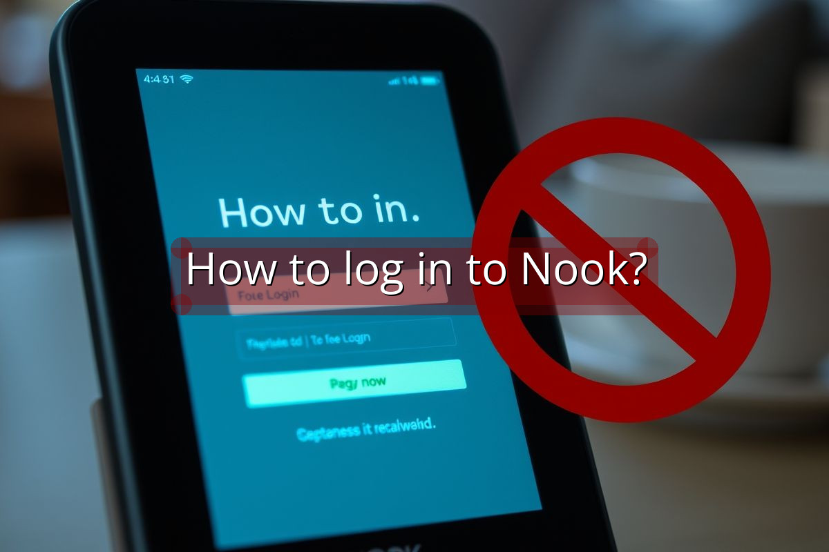 How to log in to Nook?