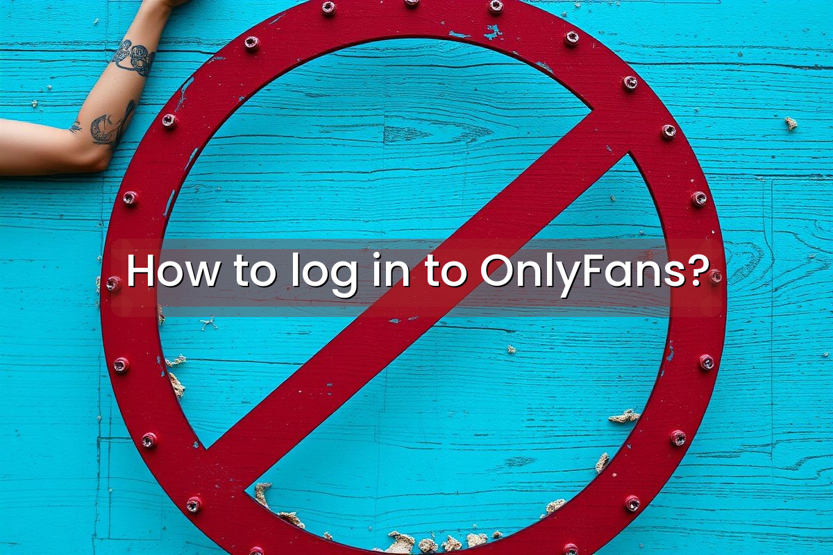 How to log in to OnlyFans?