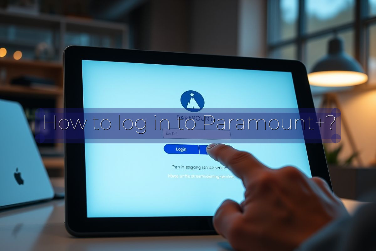How to log in to Paramount+?