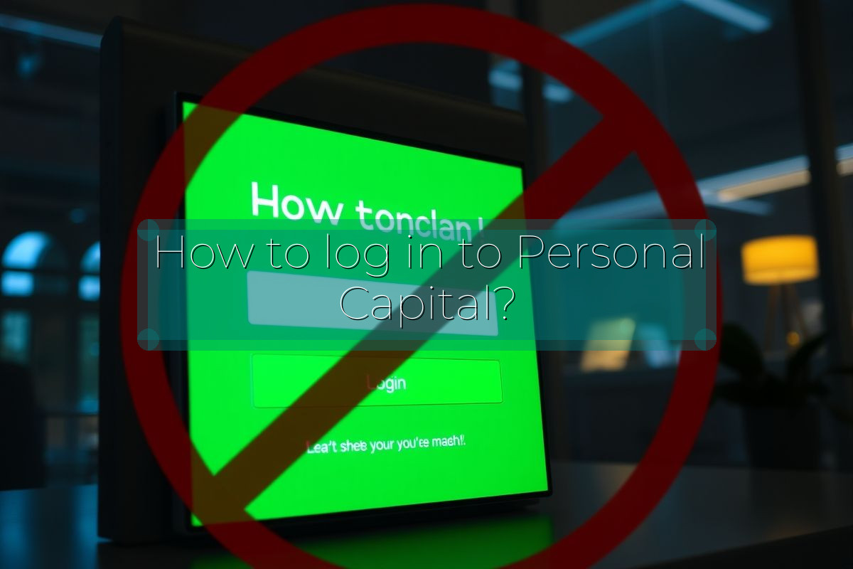 How to log in to Personal Capital?