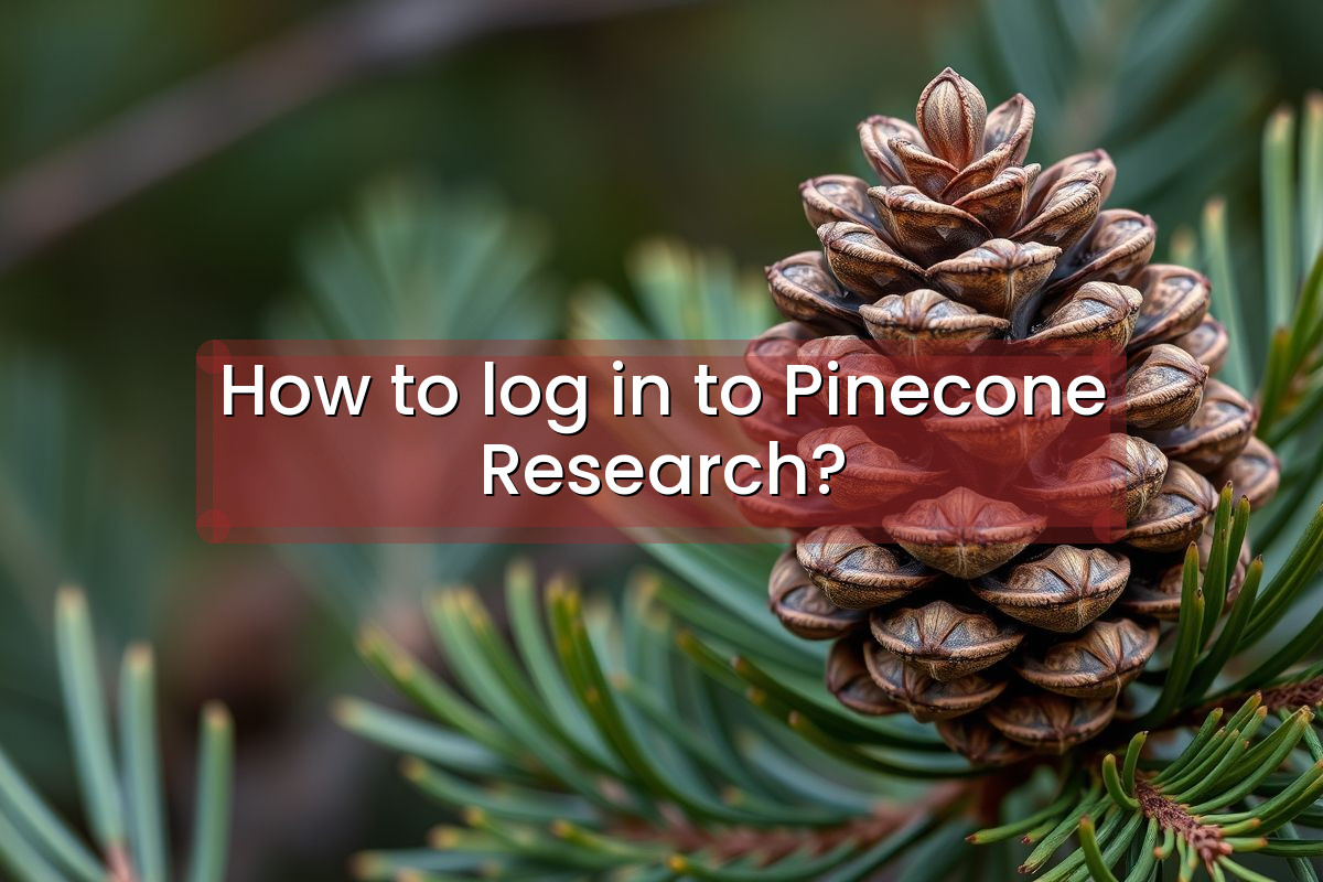 How to log in to Pinecone Research?