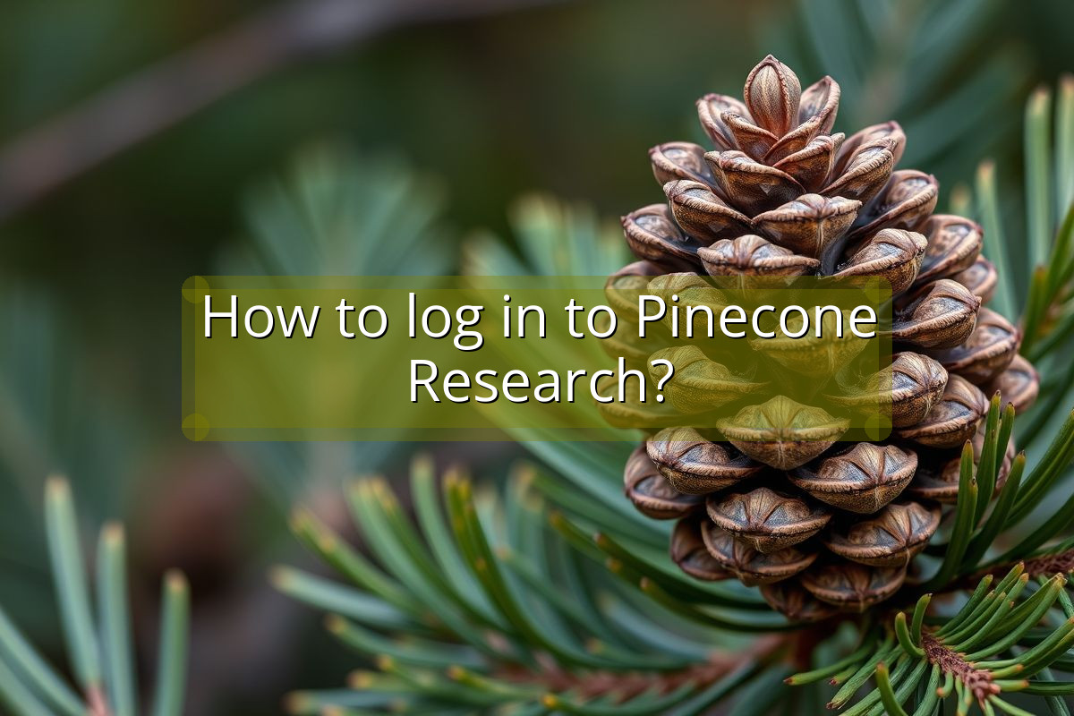 How to log in to Pinecone Research?