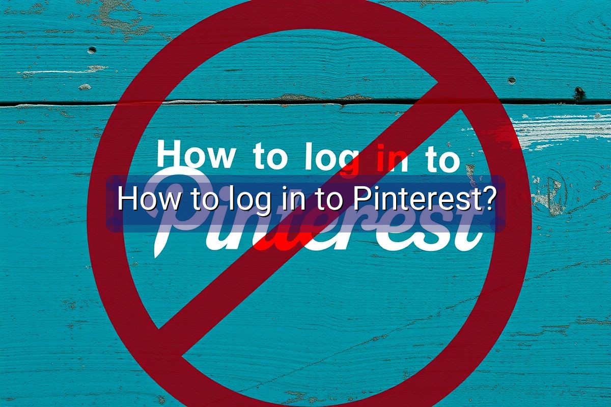 How to log in to Pinterest?