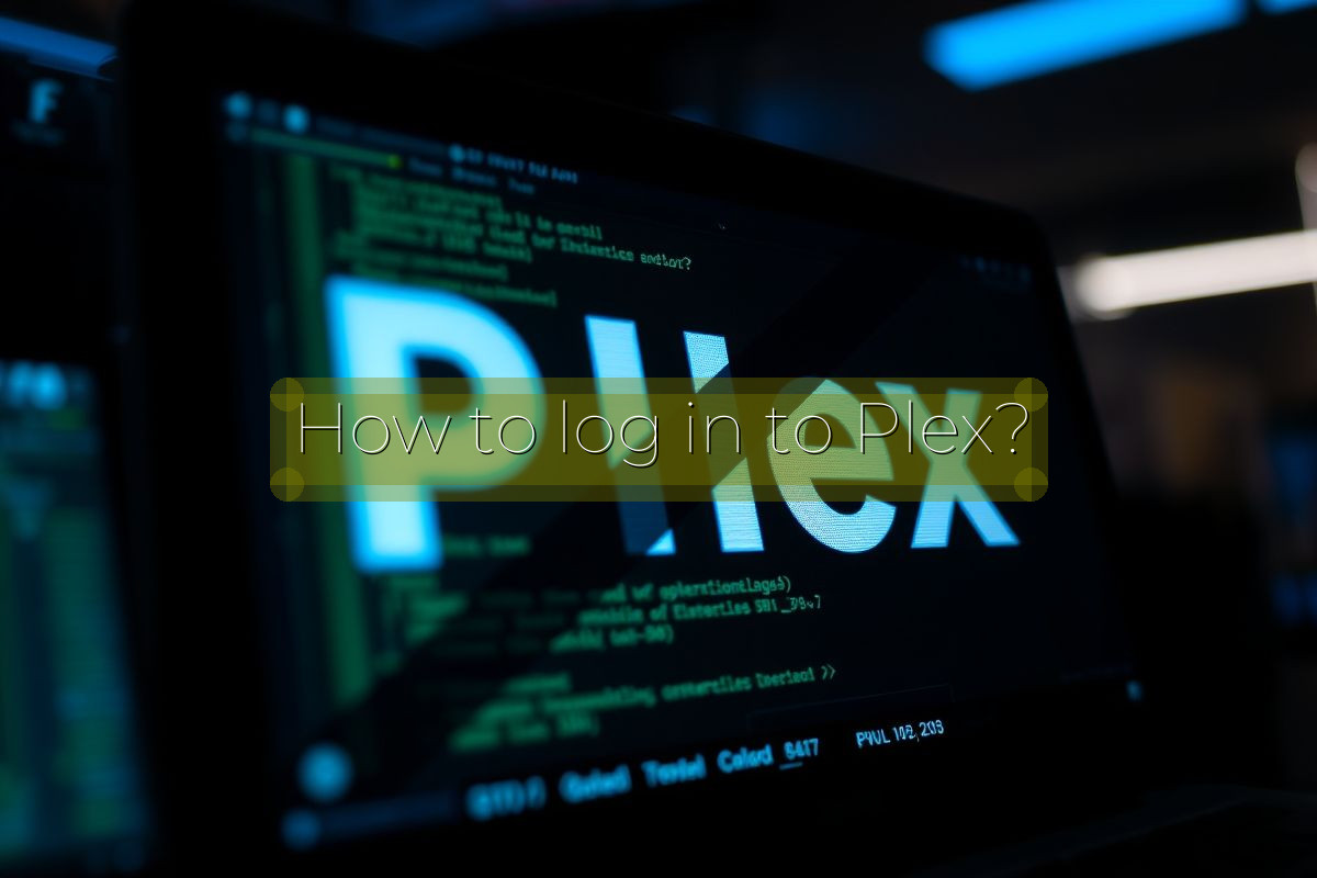 How to log in to Plex?