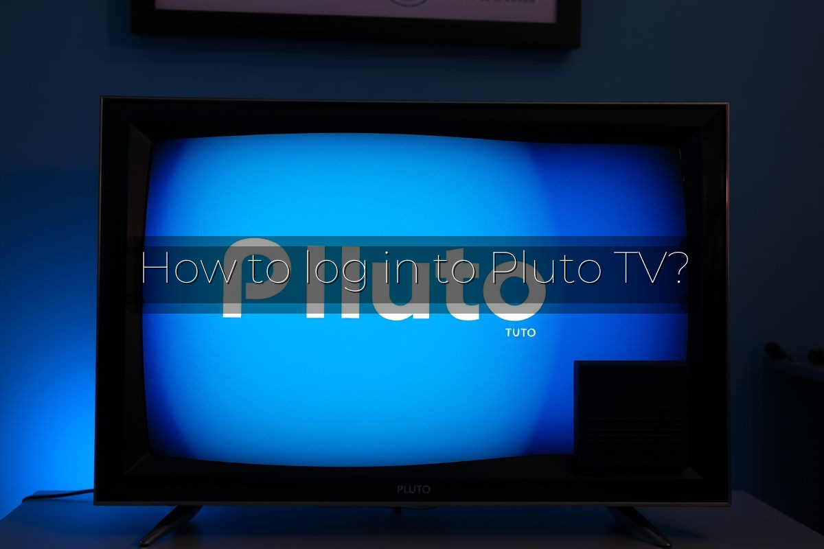 How to log in to Pluto TV?