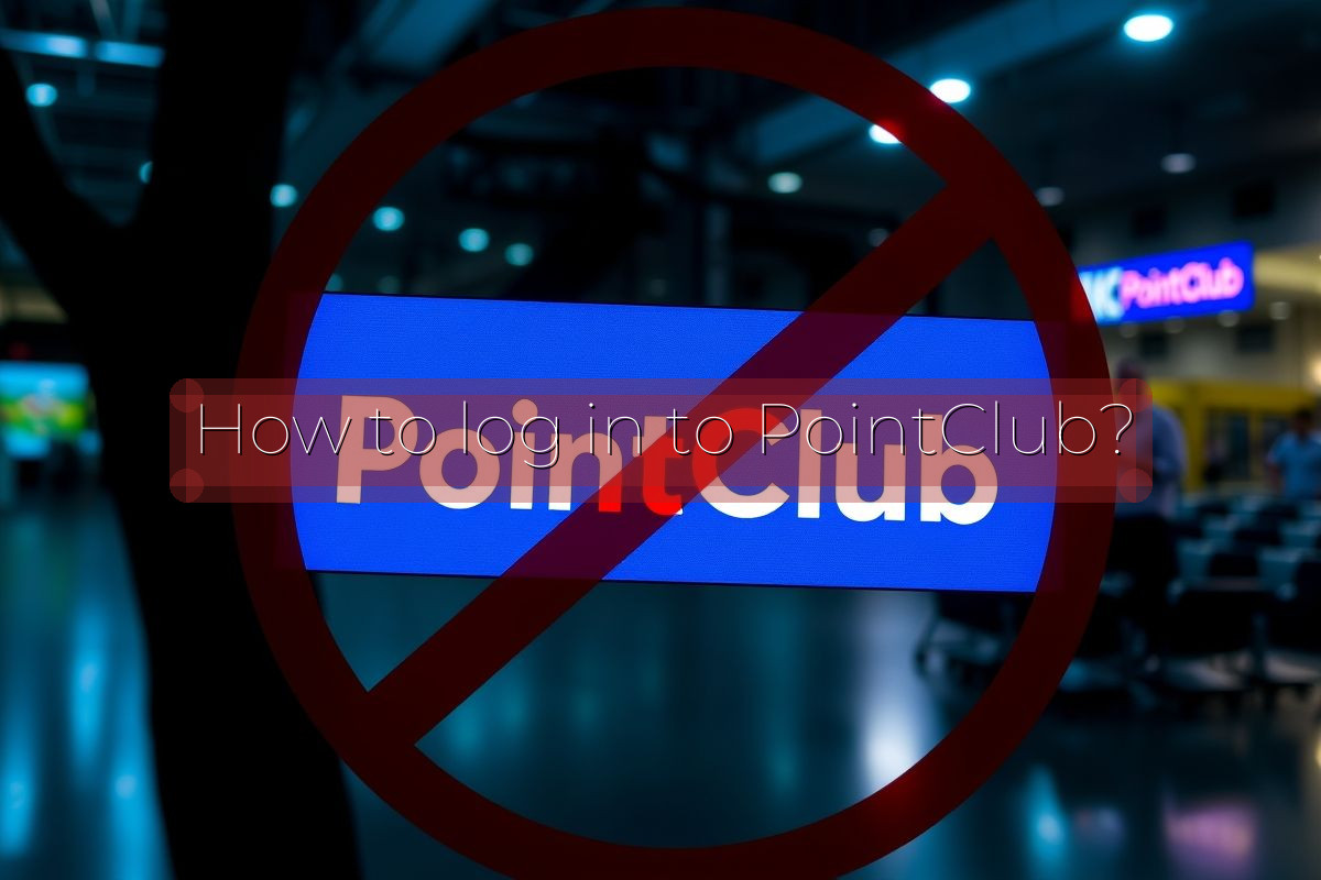 How to log in to PointClub?