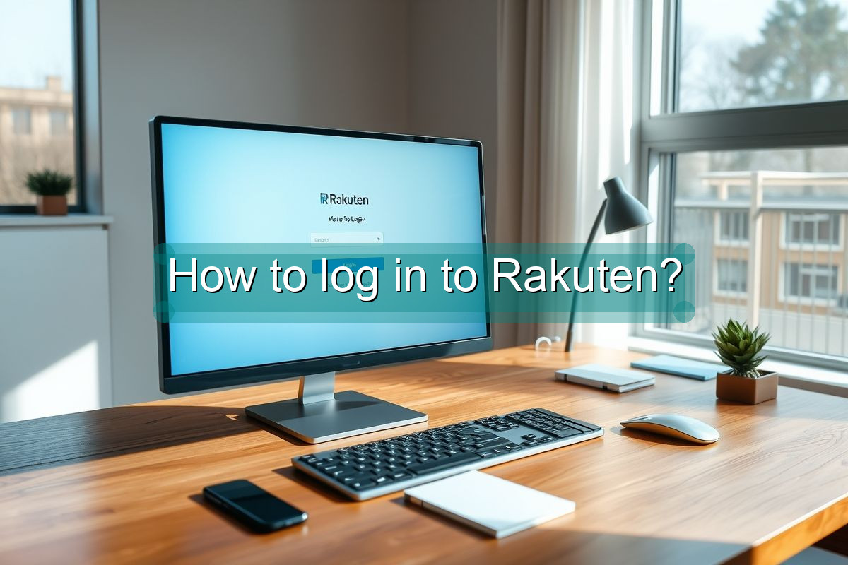 How to log in to Rakuten?