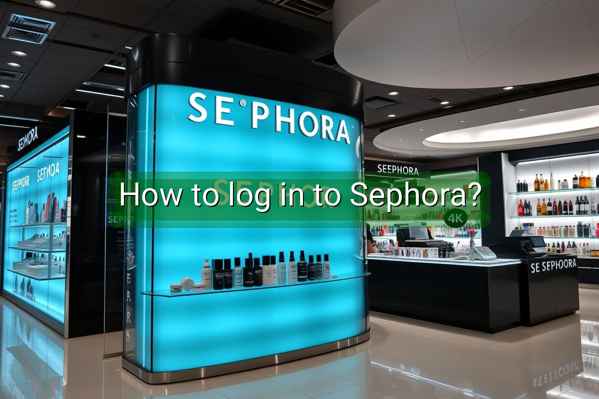 How to log in to Sephora?