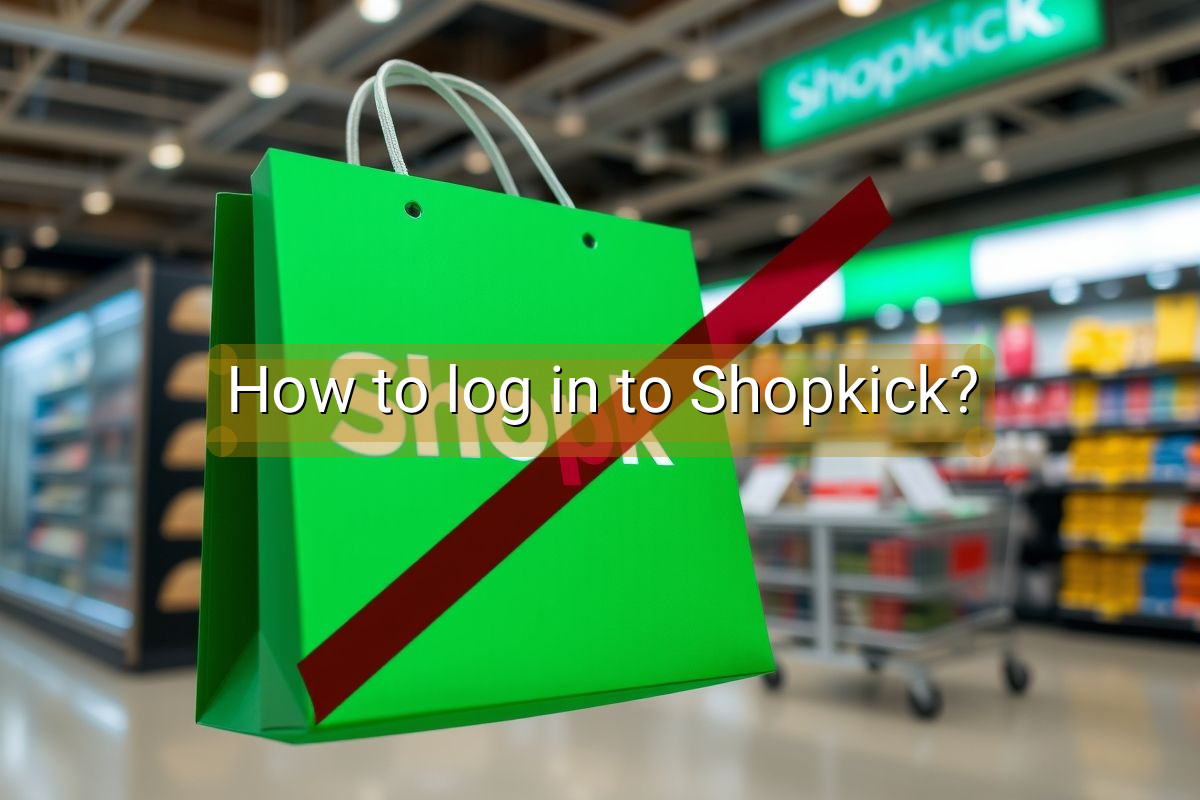 How to log in to Shopkick?