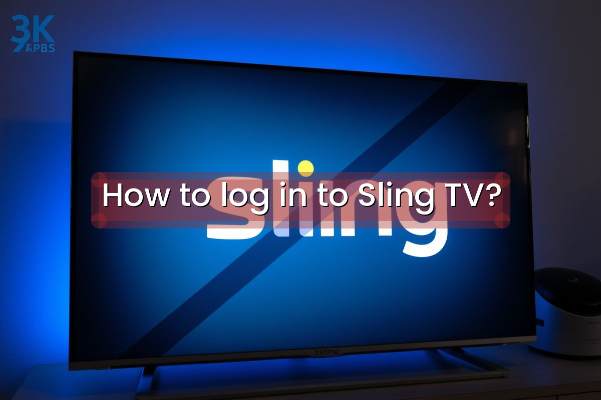 How to log in to Sling TV?