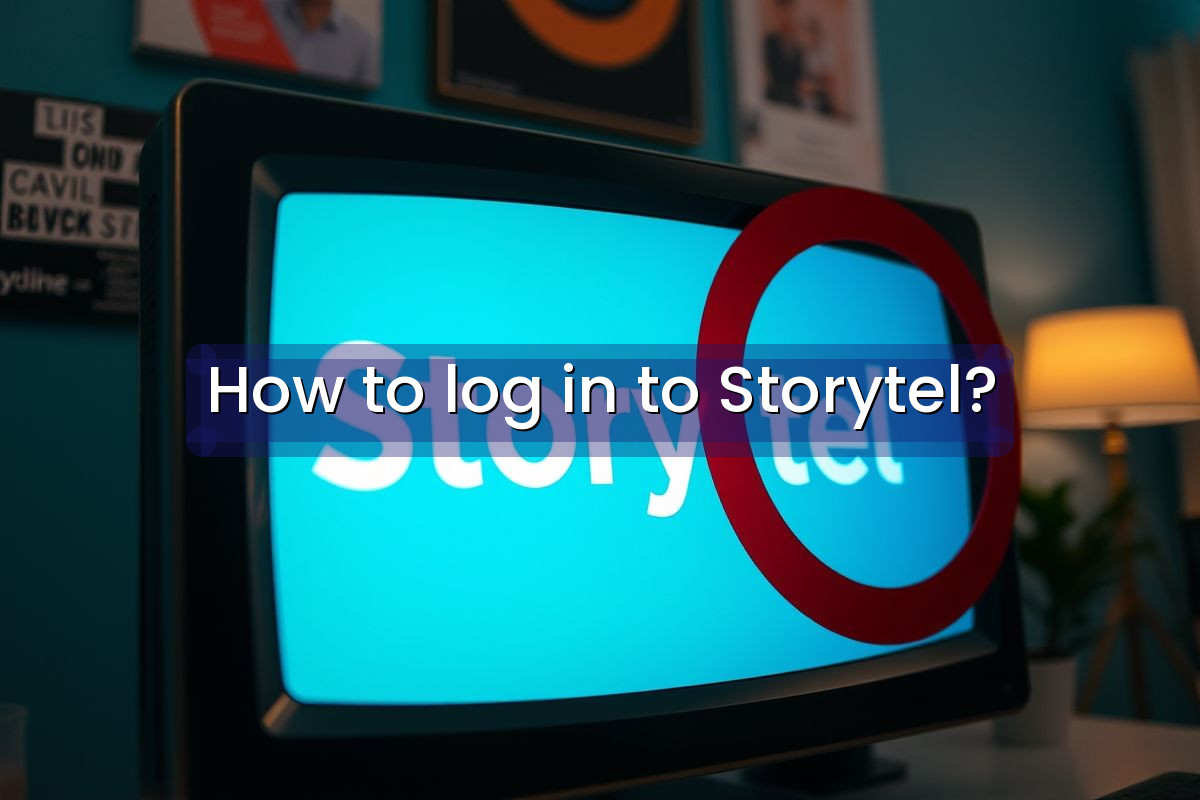 How to log in to Storytel?