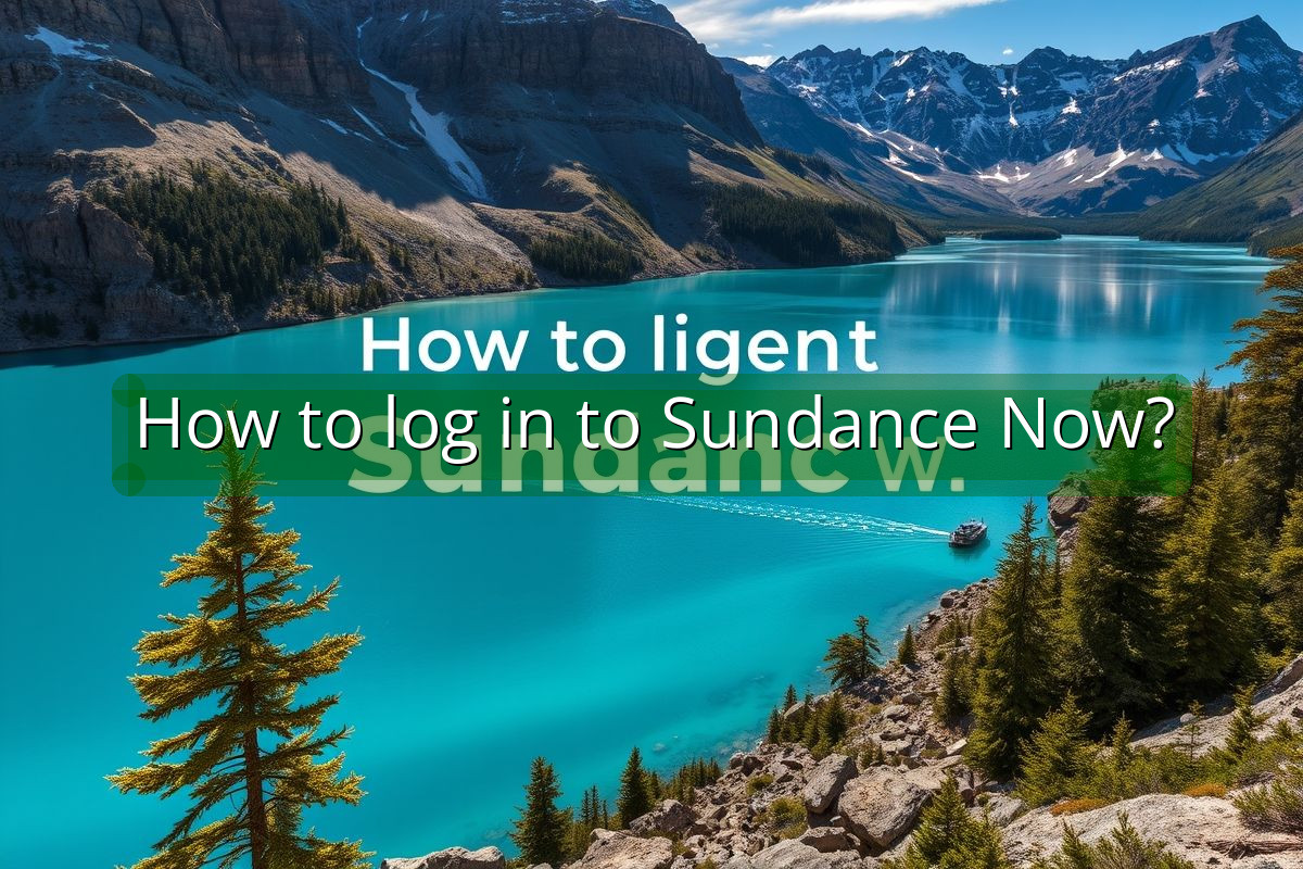 How to log in to Sundance Now?