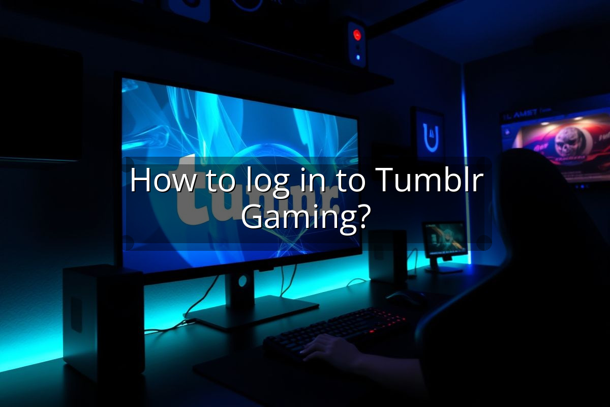 How to log in to Tumblr Gaming?