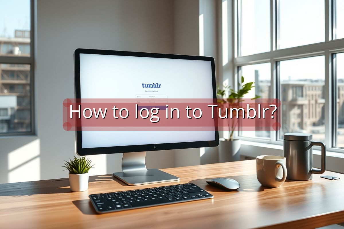 How to log in to Tumblr?